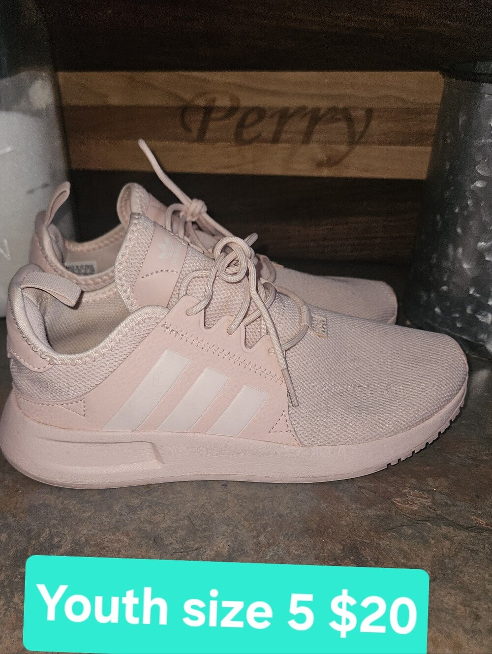 adidas Light Pink Girls' Casual Running Shoes